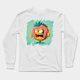 Angry Donut Long Sleeve T-Shirt